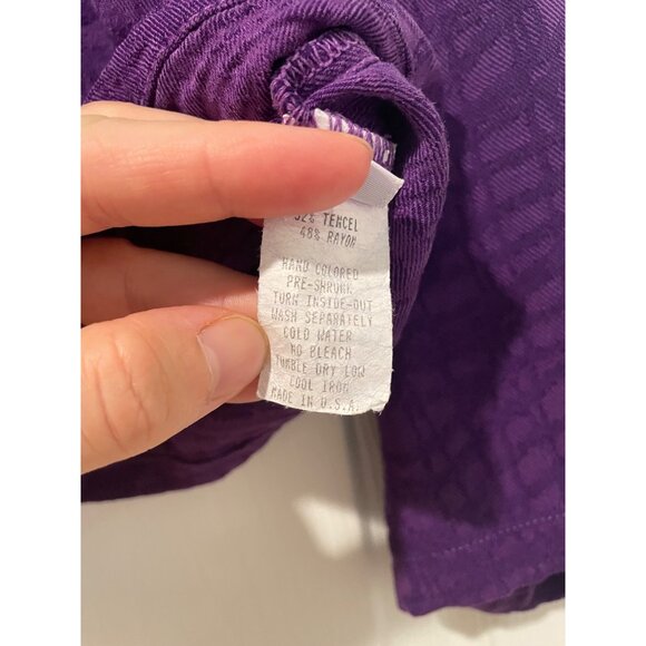 Vintage Russ Berens Womens Button Up Jacket Size L Lagenlook Y2K 90s Boho Indie - Picture 4 of 12